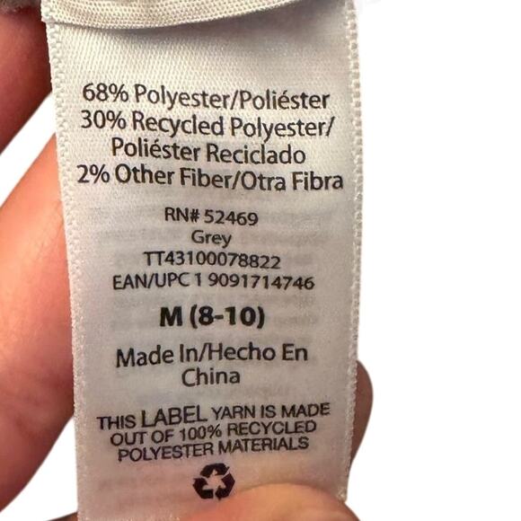 Time and Tru Women's Gray Long Sleeve Pull Over Sweater Size Medium - Picture 3 of 4